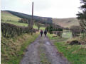 Climbing towards Mynydd Tarw