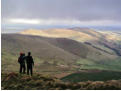 View back towards Cwm Maen Gwynedd and the ridge