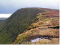 Looking back - the summit ridge