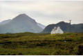 Leaving Sligachan - cottage and Marsco