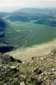 View down a gully to Glenbrittle