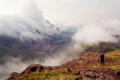 Mist swirls around the head of Ennerdale