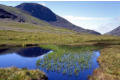 Great Gable seen from the pools below Brandreth