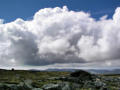 Clouds over the distant Howgills