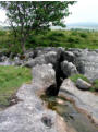 Middle Washfold - the stream descends