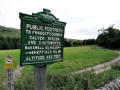 Footpath sign, Grindleford