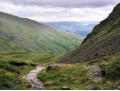 Top of the pass - view to Tongue Gill