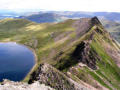 Looking back to Striding Edge