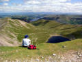 Looking down on Red Tarn