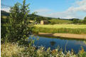 The Ure and the field barn