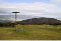 On Hergest Ridge - view to Hanter Hill and the distant Radnor Forest