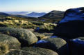 A drier corner of the plateau - frosty view to Edale