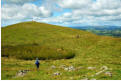 Approaching the summit cairn