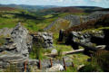 Moel Fferna and the view to the Dee Valley