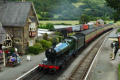 Carrog station - our train arrives