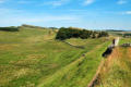 The view to Sewingshields Crags