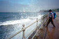 Braving the waves, Whitby