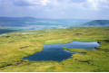 Greensett Tarn and the view to Penyghent