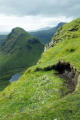 Looking south along the ridge towards Beinn Edra