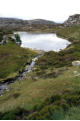 Lochan and crags