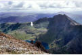 Seagull; view to Lliwedd