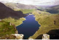 Llyn Llydaw, seen from the col on the route to Lliwedd