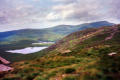 Round and Long Lochs of Glenhead, and the view to the Merrick