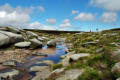 River Kinder above the downfall