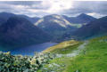 Wasdale Head from the path to Illgill Head