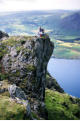 High above the lake (I wouldn't have stood there....)