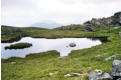 Peaty pool near the hause, Black Sail pass