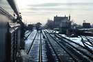 Ripon station from cab of 8305