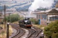 52044 runs round its train at Keighley