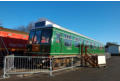 A reminder of BR days - DMU car at Clayton West