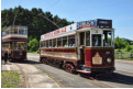 Trams cross at Pockerley