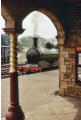 ...framed in the pillars of the former Rowley station