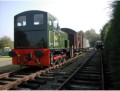D2371 and train, Rowden Mill