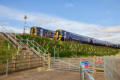 Passing trains at Bowshank junction (end of a double track section)