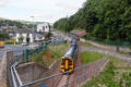 Approaching Galashiels station...