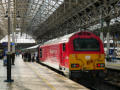 A real train at last! 67 010 at Piccadilly