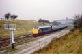 45 110 hauls the 10:27 Leeds - Nottingham near Clay Cross