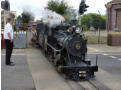 ...and over the level crossing...