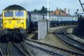 47 enters Shrewsbury station from the Crewe line