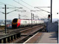 Cl 221 Voyager leaves Wakefield Westgate