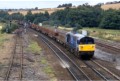 58 021 on the Castleton - Toton rail train, Clay Cross