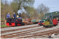 Passing the shed - the loco on the wagon is &quot;Crystal&quot; WR K7070 of 1970