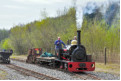 Steaming away from Apedale terminus