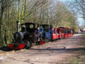 Excalibur's first train leaves Rudyard station