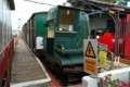 Loco and train at the station, Hythe