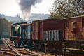 Whiston in the colliery yard